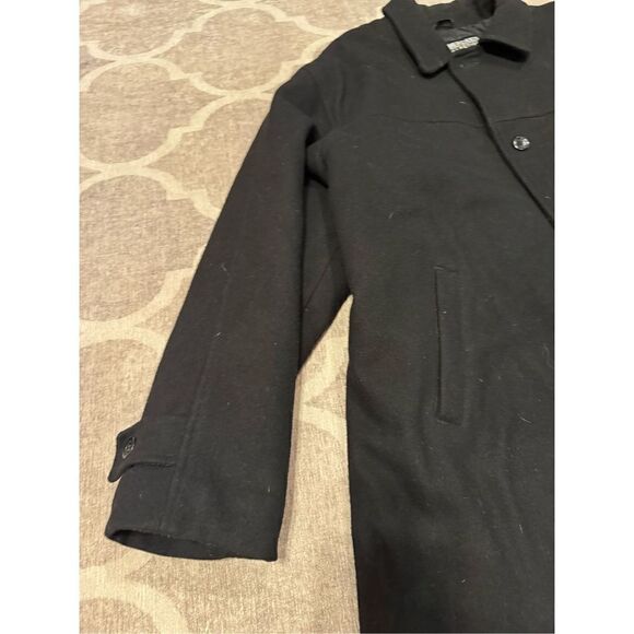 Aberdeen collection black wool pea coat size 2xl men’s outerwear - Picture 3 of 6